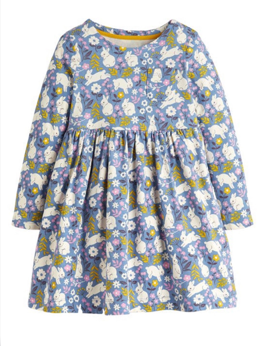 Mini Boden Cotton Jersey Long Sleeve Dress | 5-6Y